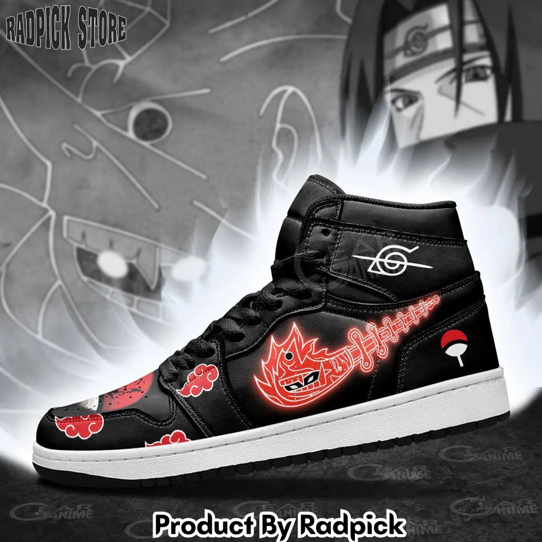 Itachi susanoo air jordan high top sneakers anime mn23  rp0252045